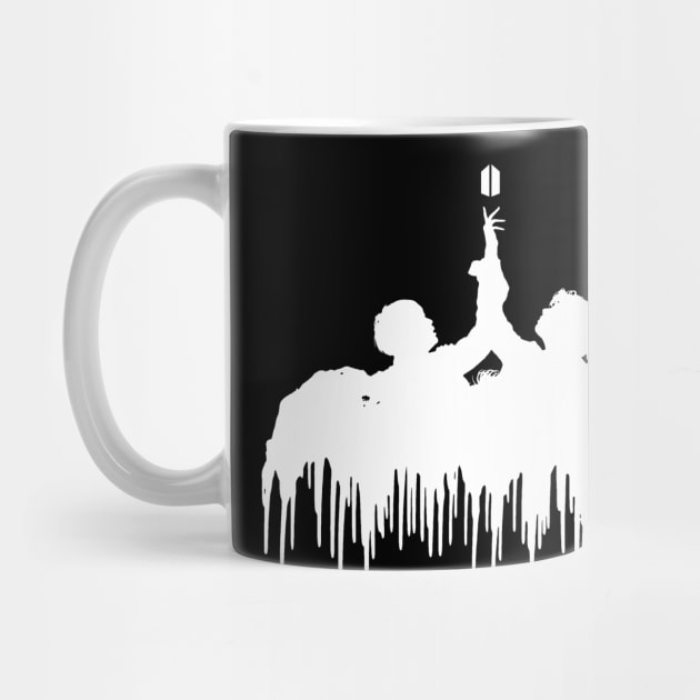 BTS Fake Love melting silhouette (white) | Army | Kpop by Vane22april